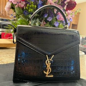 YSL Mini Crocodile Embossed - authentic